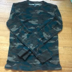 Camo Long Sleeve Top